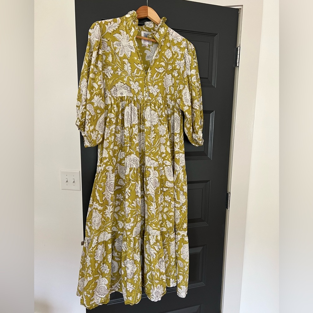 TMC Palmetto Block Print Dress (XS)